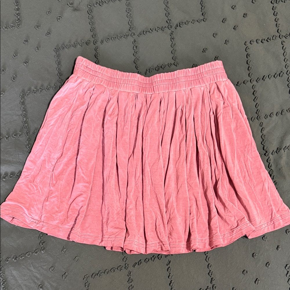 POL Pink Acid Wash Women's Skirt